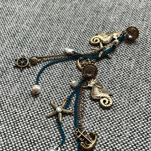 Y2K Vintage Betsey Johnson Nautical Theme Earrings Circa 2007 - Picture 12 of 17